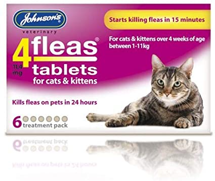 Feline flea shop pill