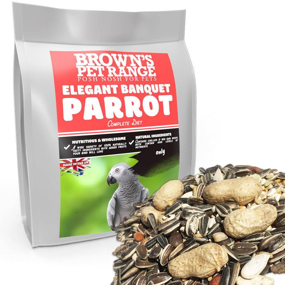 Brown's parrot food hotsell