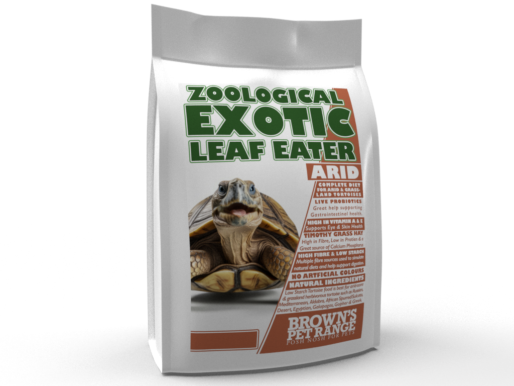 Exotic Leaf Eater | Arid | For Dry Climate Species of Tortoises - BROWNS PET RANGE