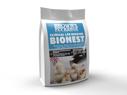 Brown's Small Animal | Clinical Lab Bedding - BioNest Pro - BROWNS PET RANGE