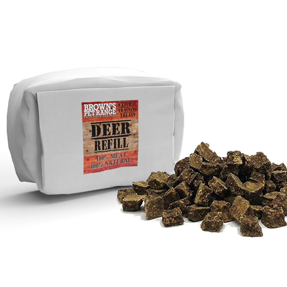 100% Meat Cubes 100g | Brown's Natural Training Treats For Dogs - BROWNS PET RANGE