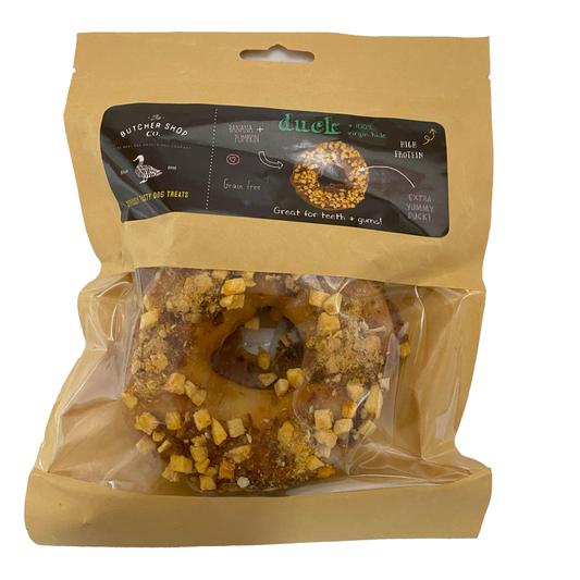 Butchers Duck, Banana & Pumpkin Ring - 10.5cm | Brown's Natural Treat Range