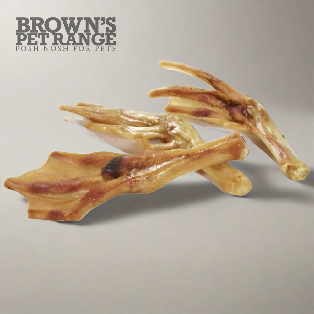 Brown's Natural Dog Treats |  Goose Feet 2 Piece - BROWNS PET RANGE