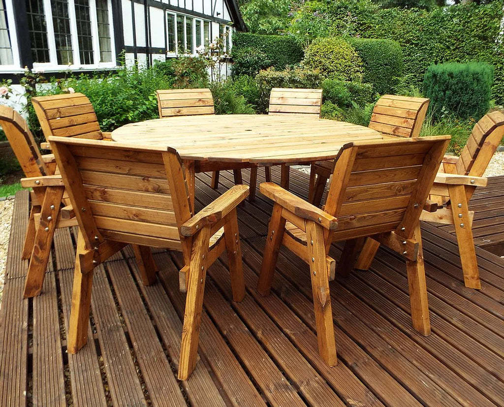 Eight Seater Circular Table Set