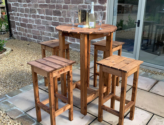 Alfresco Bar Set Four Seater