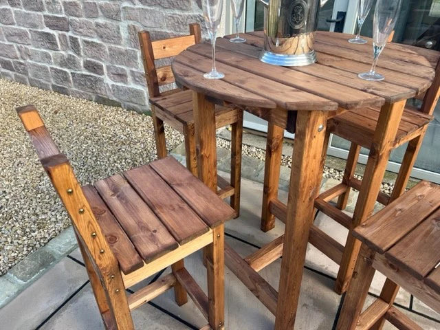 Deluxe Alfresco Bar Set Four Seater