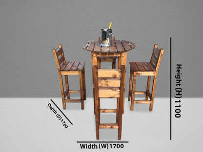 Deluxe Alfresco Bar Set Four Seater