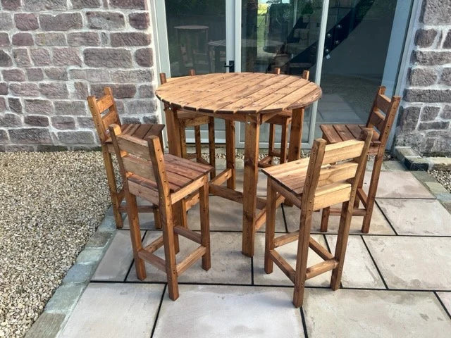 Deluxe Alfresco Bar Set Six Seater