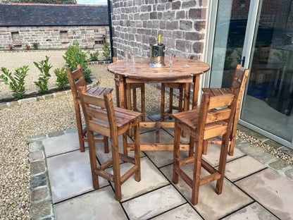 Deluxe Alfresco Bar Set Six Seater