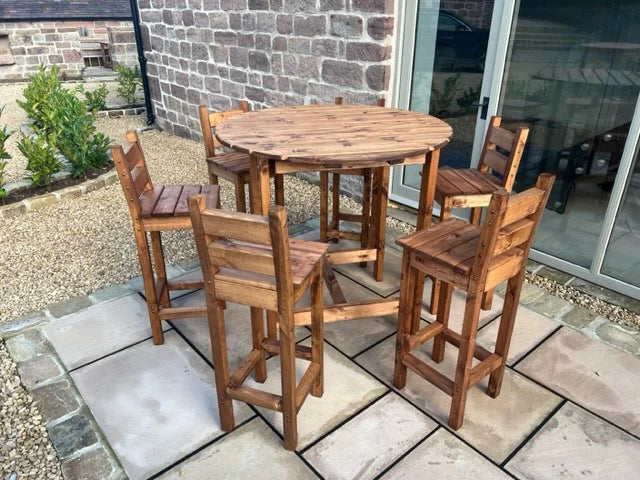 Deluxe Alfresco Bar Set Six Seater