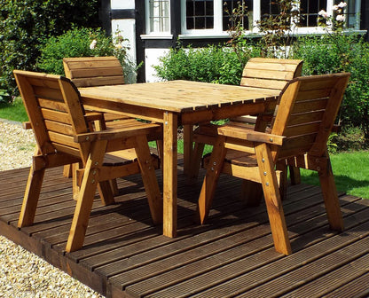 Four Seater Square Table Set