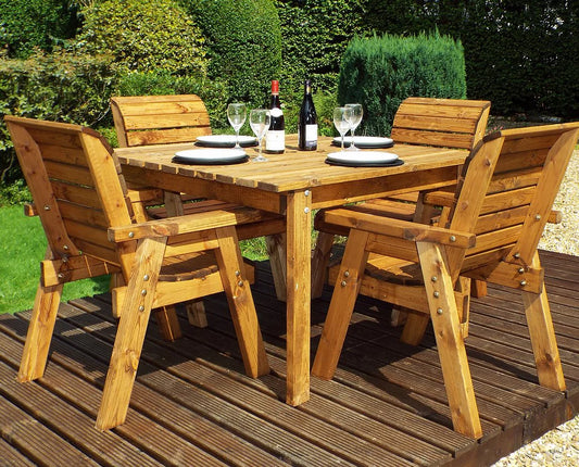 Four Seater Square Table Set