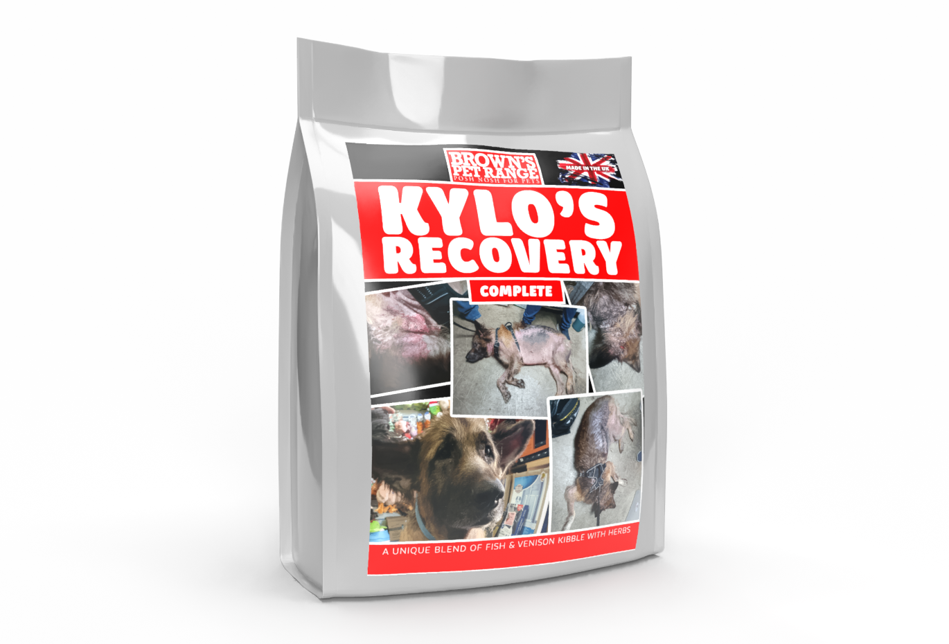 Kylo's Recovery | Skin Calming Diet | Herbal K9 Posh Nosh For Dogs