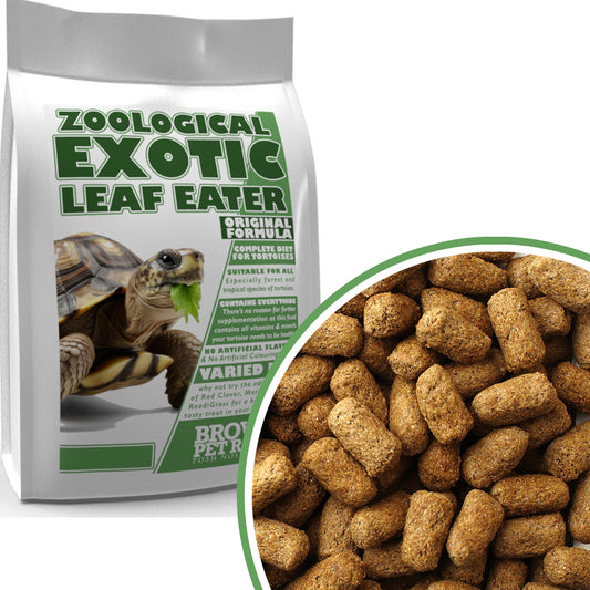 Exotic Leaf Eater | Original Formula for Tortoises - BROWNS PET RANGE