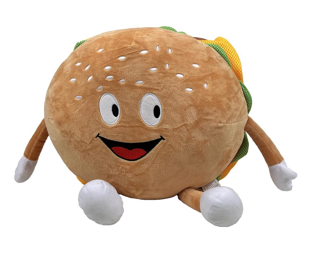 Giant Burger | Brown's Plush Dog Toy - BROWNS PET RANGE