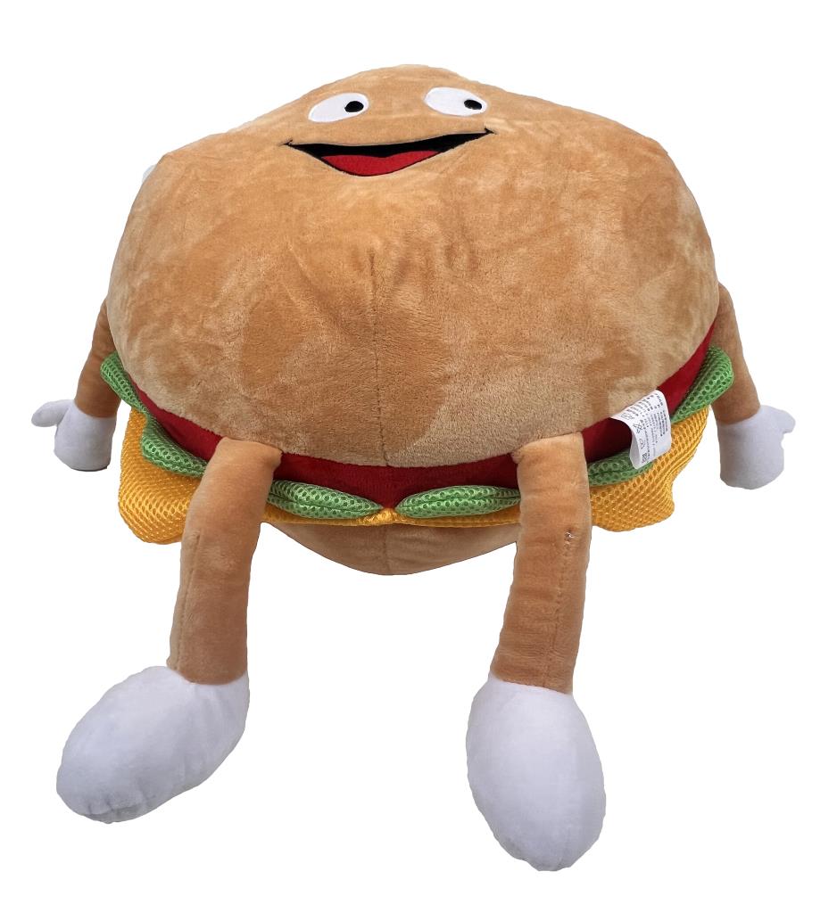 Giant Burger Brown s Plush Dog Toy