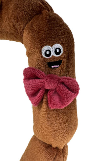 Dapper Sausage Links | Brown's Plush Dog Toy - BROWNS PET RANGE