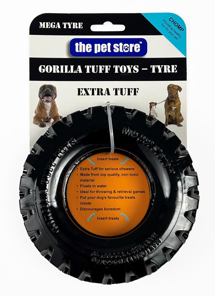 Gorilla Tuff Tyre | Brown's TPR & Nylon - BROWNS PET RANGE