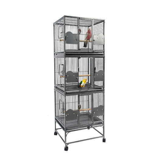 Parrot Breeder - Triple Cage - BROWNS PET RANGE