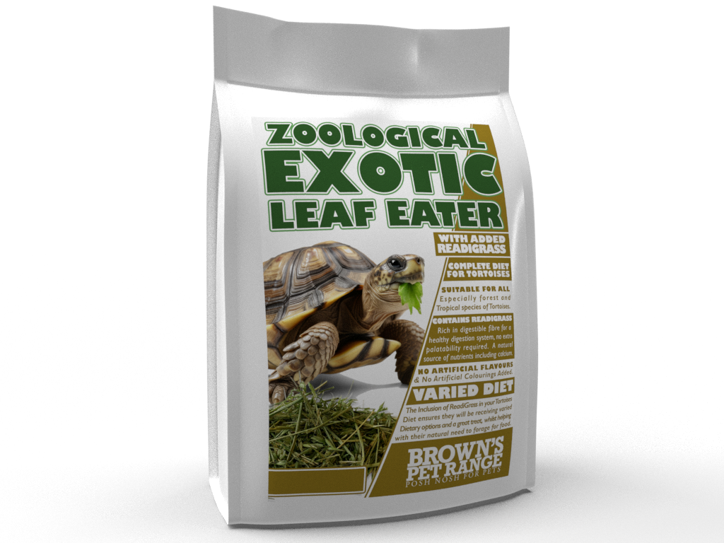 Exotic Leaf Eater | Original Formula for Tortoises With ReadiGrass - BROWNS PET RANGE