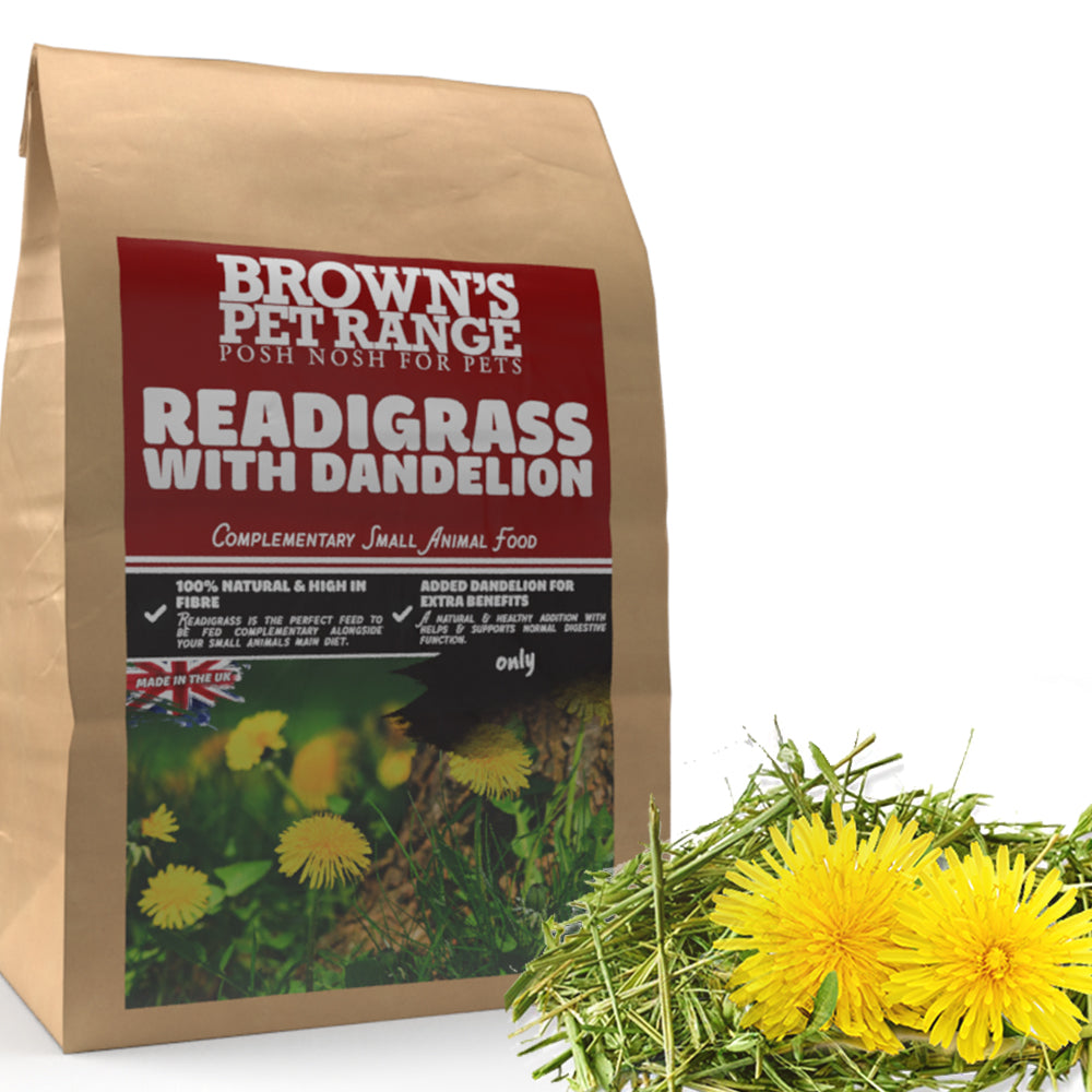 Posh Nosh for Small Animals | Herbal ReadiGrass - BROWNS PET RANGE