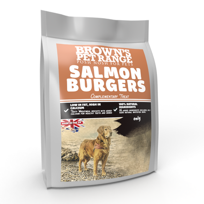 Brown's Classic Treats | Salmon Burgers - BROWNS PET RANGE