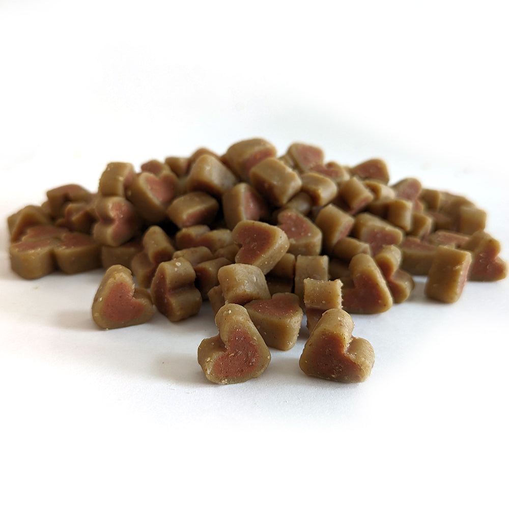 Salmon & Rice Hearts Training Treats - BROWNS PET RANGE