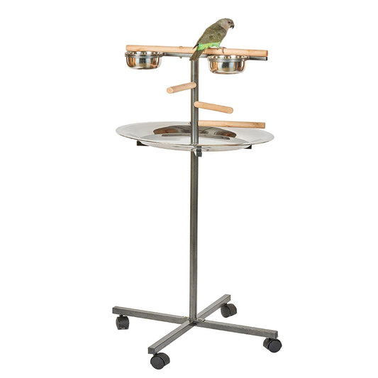 T-Bar Bird Play Stand - BROWNS PET RANGE