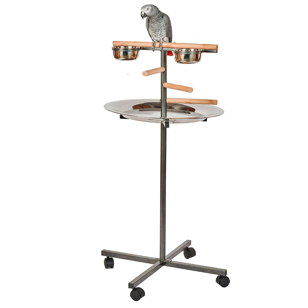 T-Bar Bird Play Stand - BROWNS PET RANGE