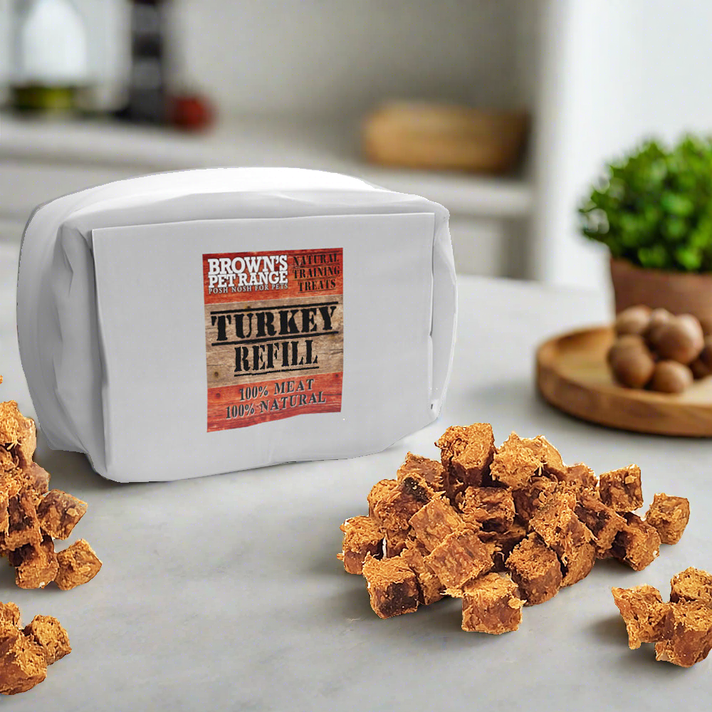 100% Meat Cubes 100g | Brown's Natural Training Treats For Dogs - BROWNS PET RANGE