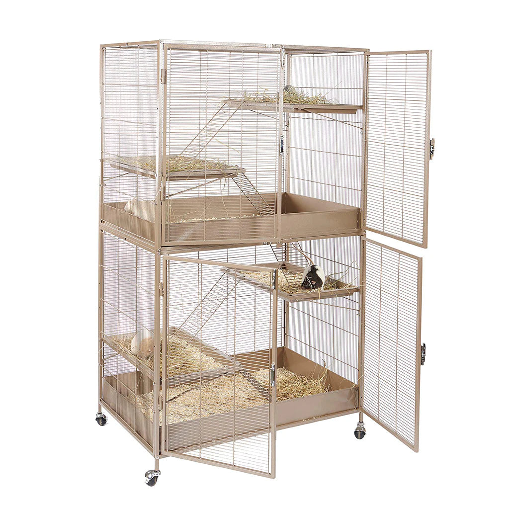 Venturer Cage Gold | Chinchilla, Rats, Ferrets & Degu Enclosure - BROWNS PET RANGE