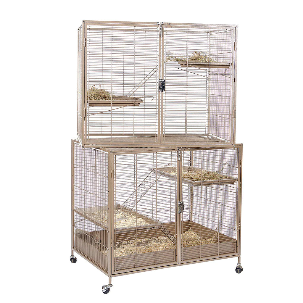 Venturer Cage Gold | Chinchilla, Rats, Ferrets & Degu Enclosure - BROWNS PET RANGE