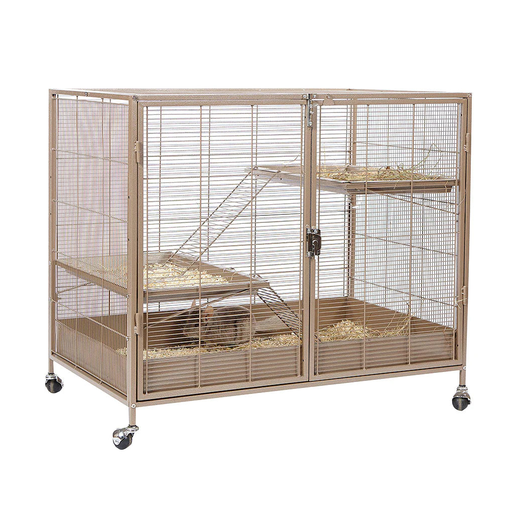 Venturer Cage Gold | Chinchilla, Rats, Ferrets & Degu Enclosure - BROWNS PET RANGE