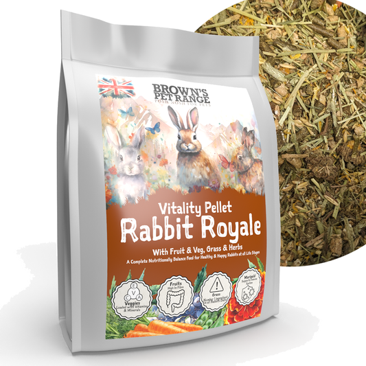 Rabbit Royale Vitality Pellets | Posh Nosh for Rabbits - BROWNS PET RANGE