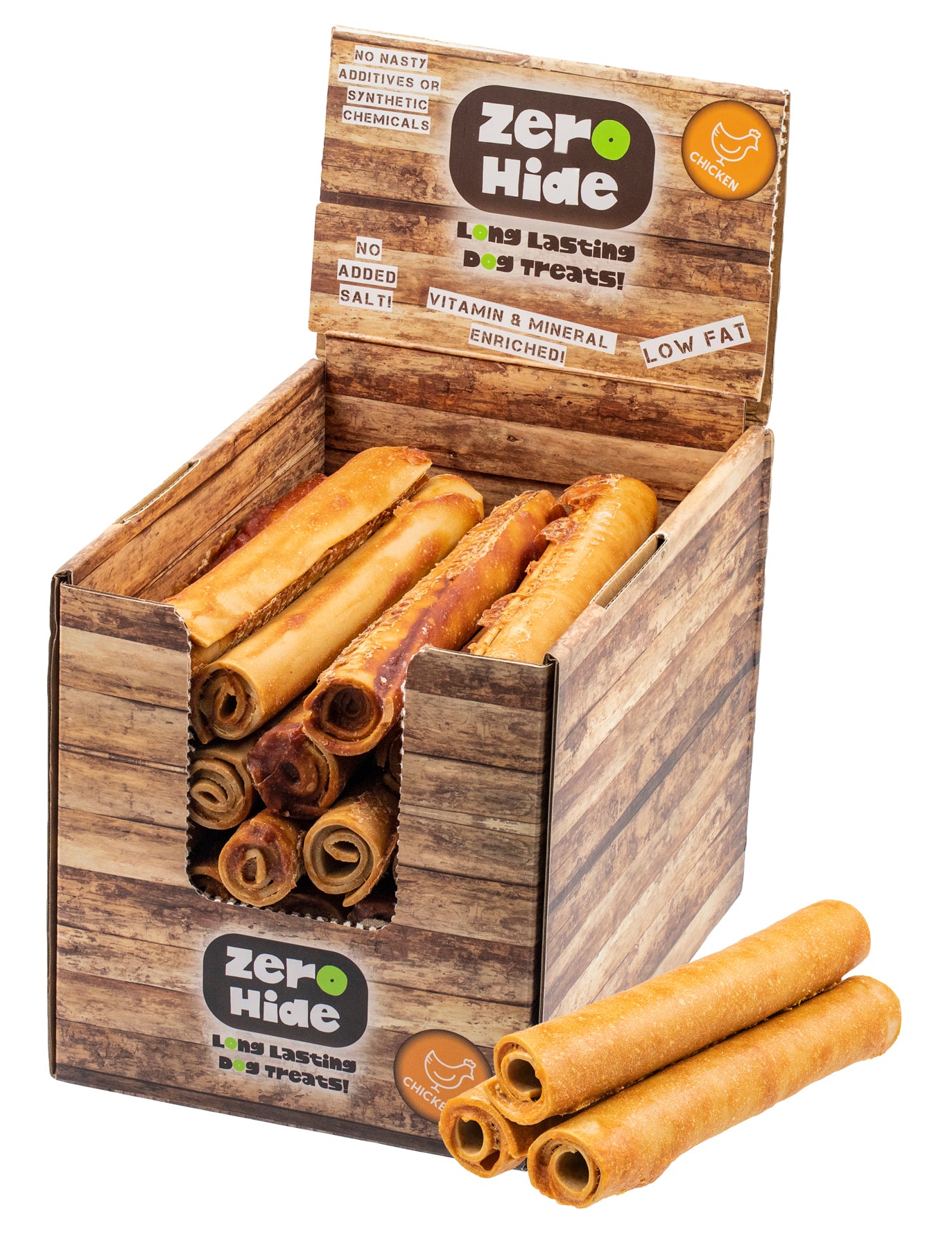 Brown's Zero Hide | Large Chicken Hide Chews (Single or Pack)