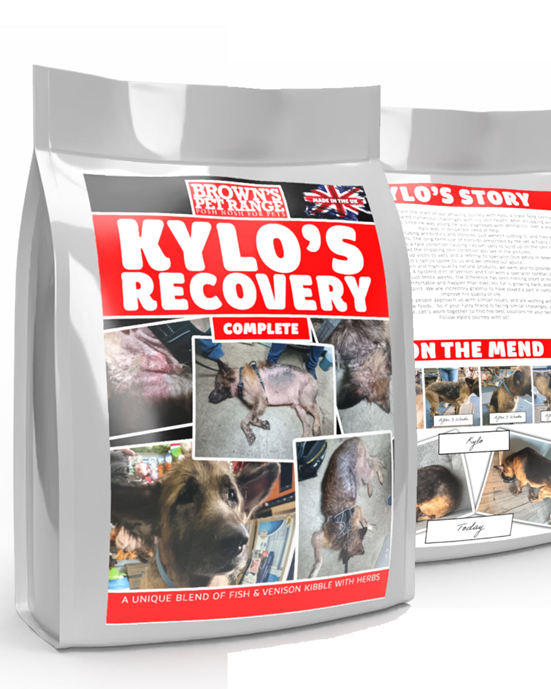 Kylo's Recovery | Skin Calming Diet | Herbal K9 Posh Nosh For Dogs