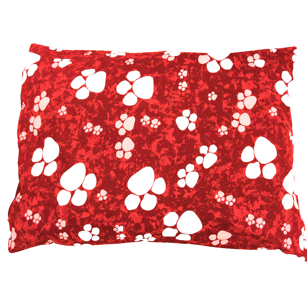 Egyptian Cotton Christmas Paw Print Bed