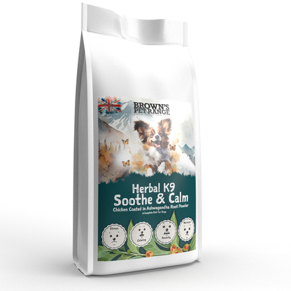 Soothe & Calm - Ashwaganda Seasoned Chicken | Herbal K9 Posh Nosh For Dogs - BROWNS PET RANGE