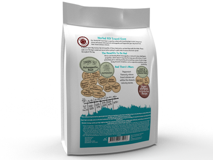 Travel Ease - Ashwaganda & Peppermint Seasoned Salmon & Turkey| Herbal K9 Posh Nosh For Dogs - BROWNS PET RANGE