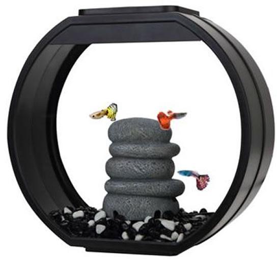 *Brand New* 10 Litre Deco-O | Black - Fish Tank - Browns Pet Range