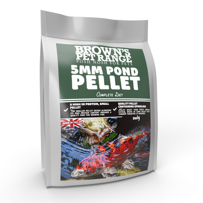 5mm Pellet | Posh Nosh For Pond Fish - BROWNS PET RANGE