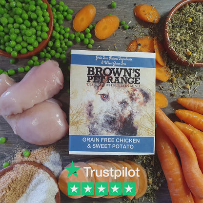 Brown's Hearty Dinners | Grain Free Chicken & Sweet Potato 395g