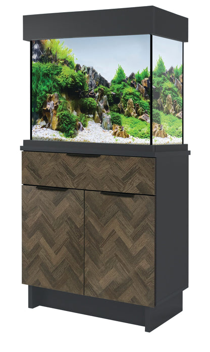 Aqua One Oak Style 110 Aquarium & Cabinet (Oak Varieties) - BROWNS PET RANGE