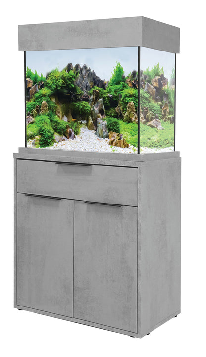 Aqua One Oak Style 110 Aquarium & Cabinet (Oak Varieties) - BROWNS PET RANGE