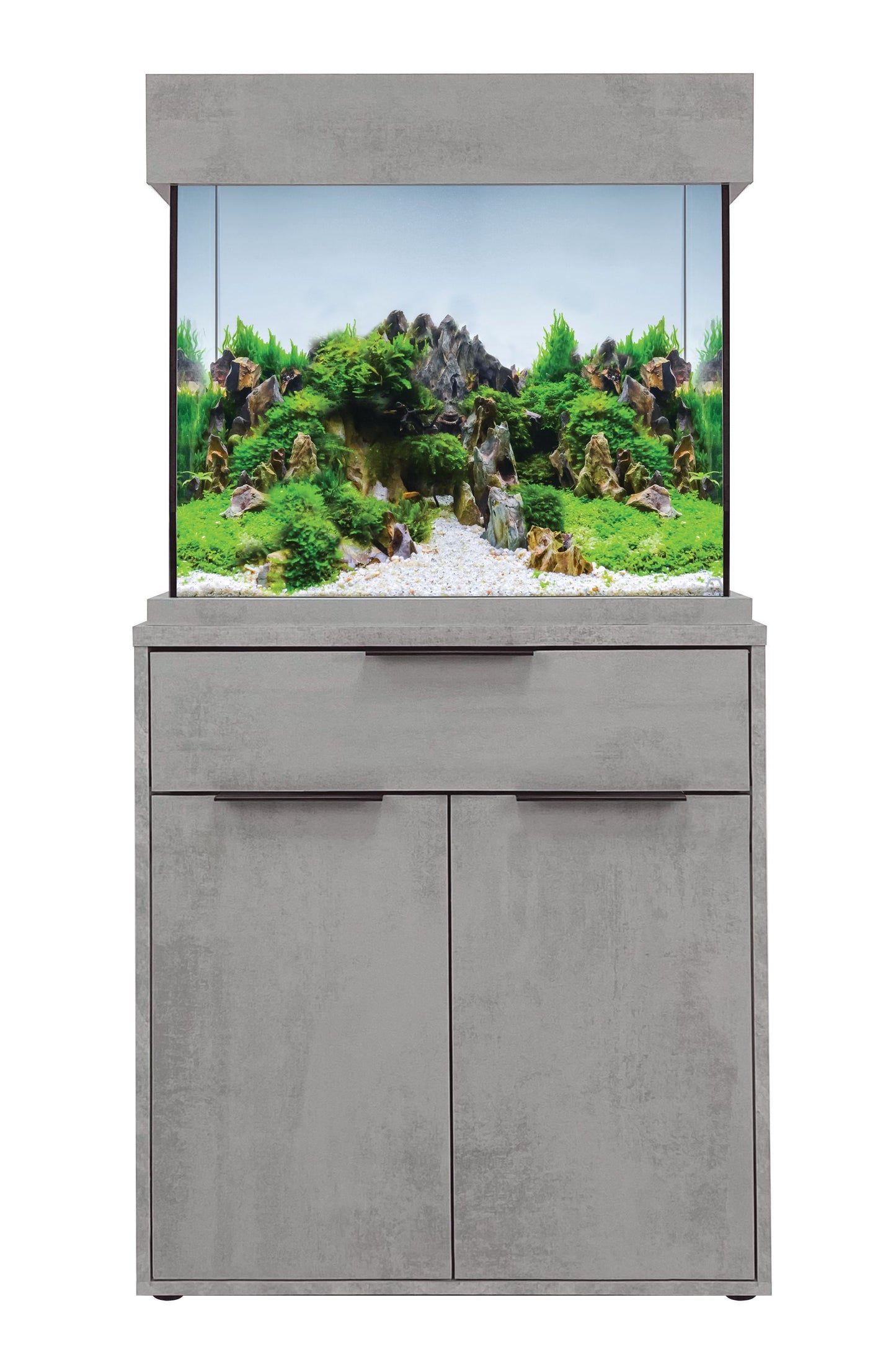 Aqua One Oak Style 110 Aquarium & Cabinet (Oak Varieties) - BROWNS PET RANGE