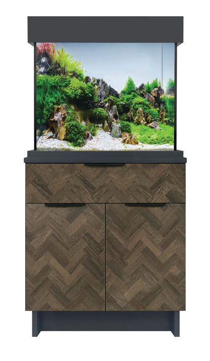 Aqua One Oak Style 110 Aquarium & Cabinet (Oak Varieties) - BROWNS PET RANGE