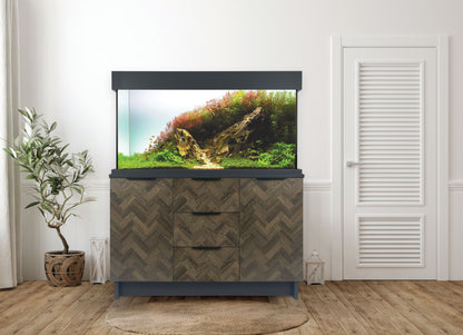 Aqua One Oak Style 230 Aquarium & Cabinet (Oak Varieties) - BROWNS PET RANGE