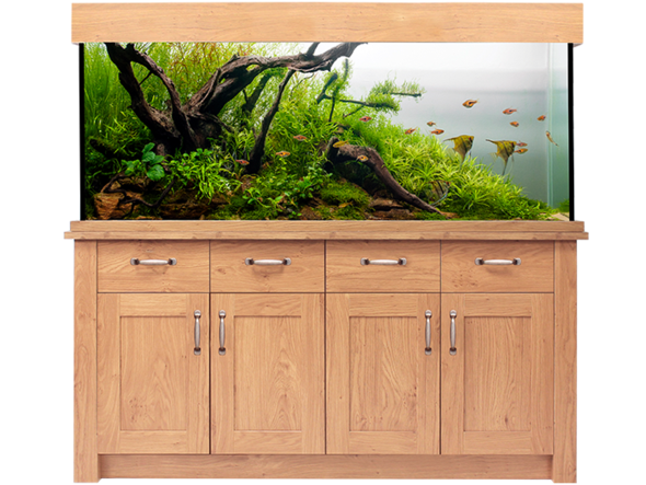 Aqua One Oak Style 300 Aquarium & Cabinet - Fish Tank - Browns Pet Range