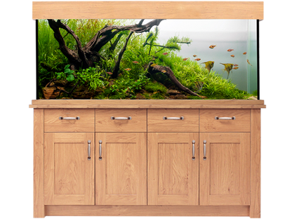 Aqua One Oak Style 300 Aquarium & Cabinet - Fish Tank - Browns Pet Range