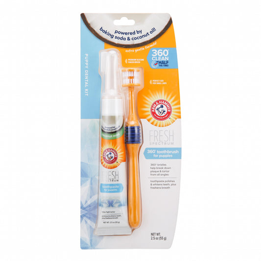 Arm & Hammer Fresh Coconut Dental Kit Puppy - Dental Hygiene - Browns Pet Range